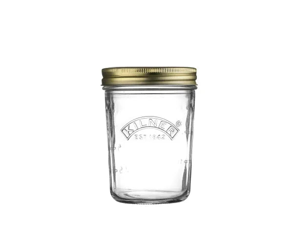 KILNER CANNING JAR WIDE MOUTH 12 OZ