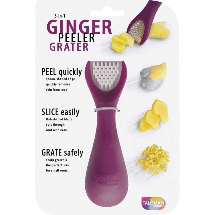 3-IN-1 GINGER PEELER GRATER