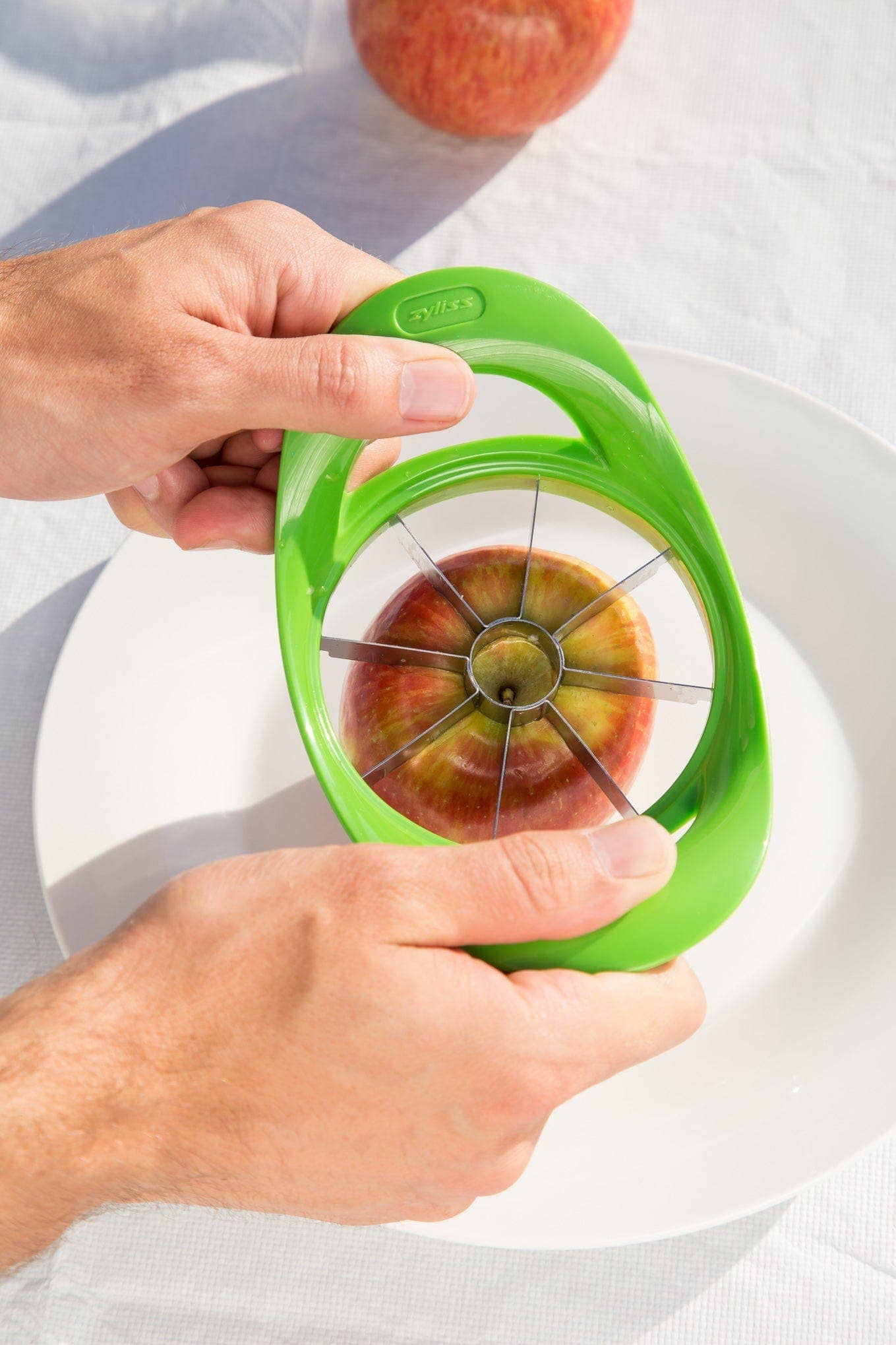 APPLE SLICER & DIVIDER GRN