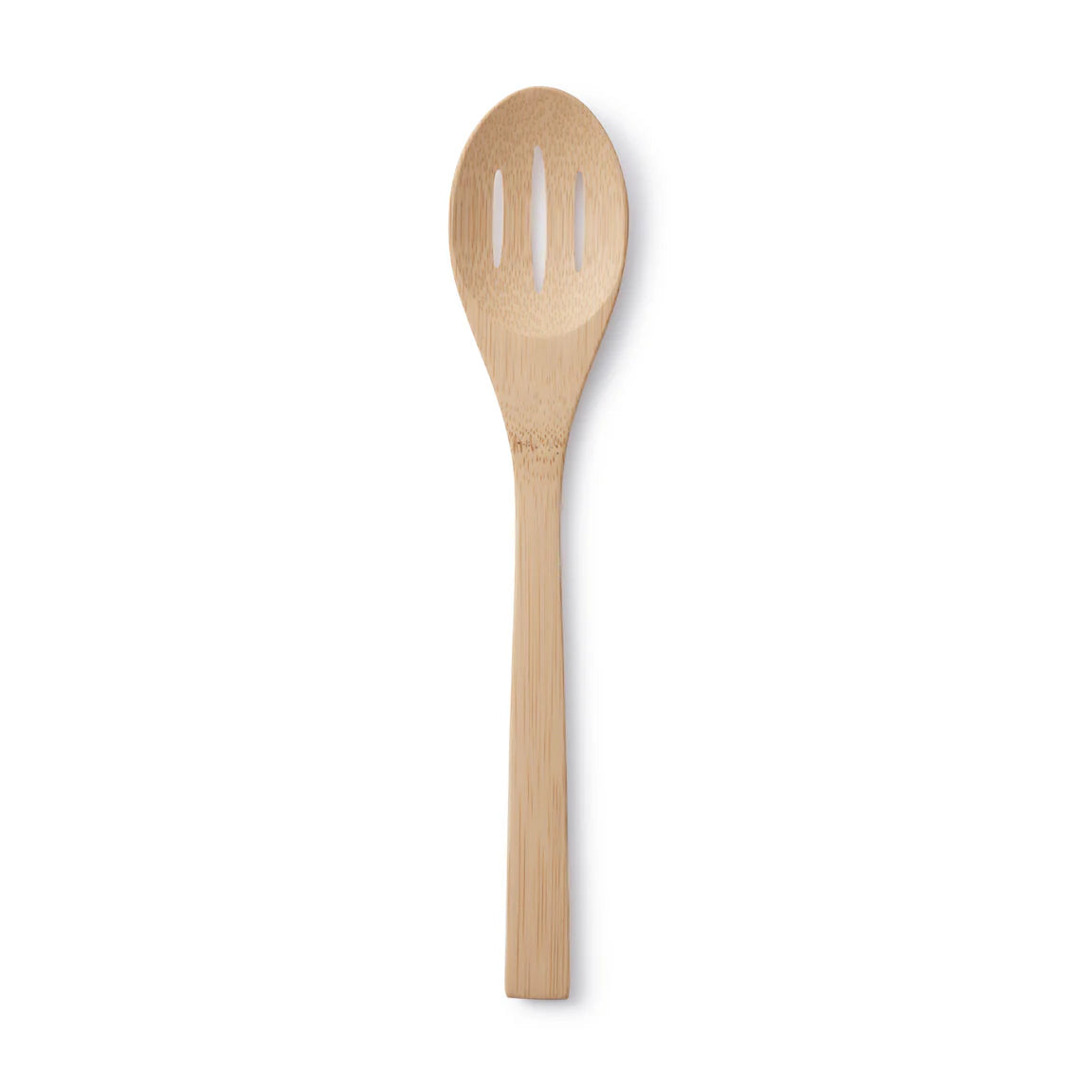 BAMBOO SLOTTED SPOON 12"