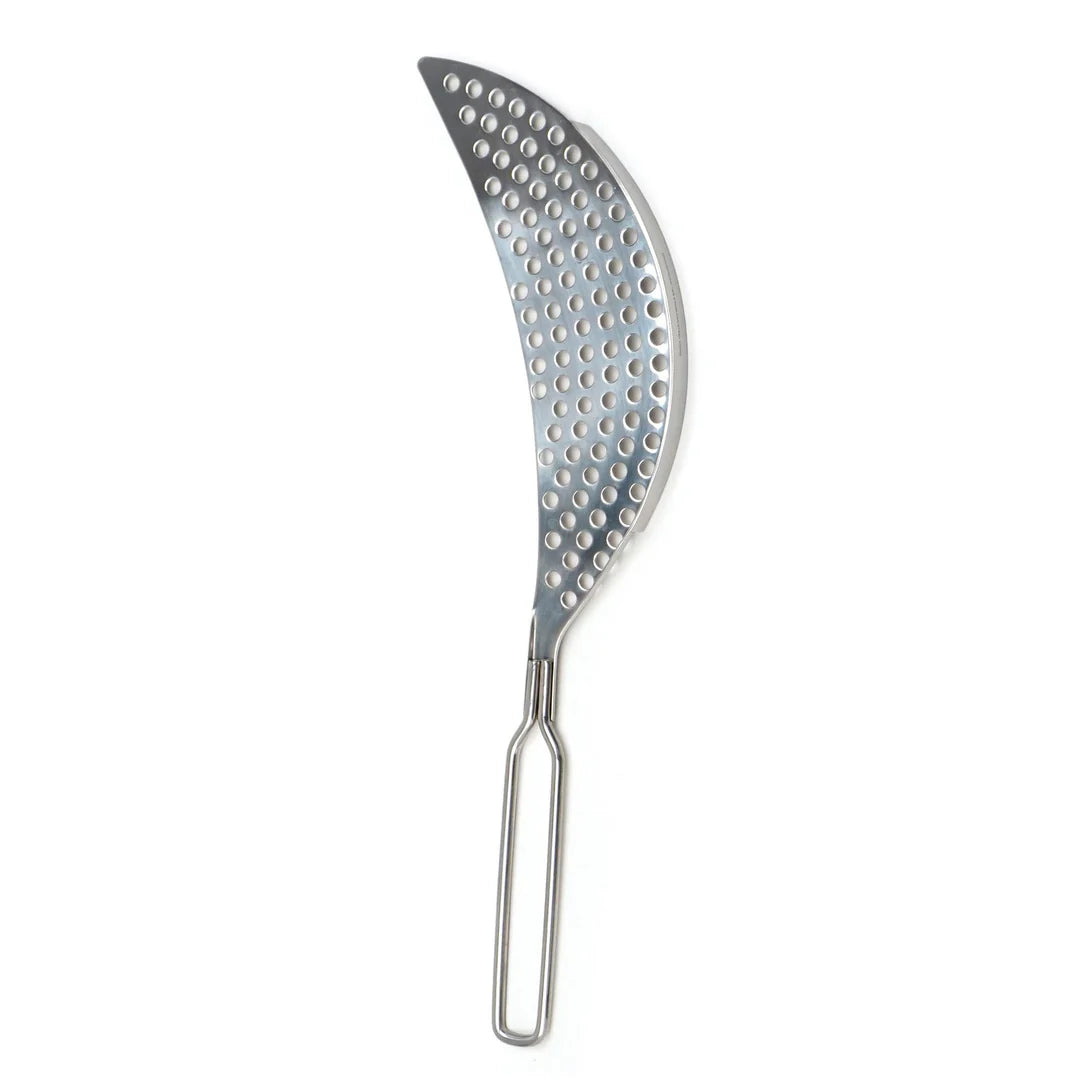 PIERCED CRESCENT POT STRAINER