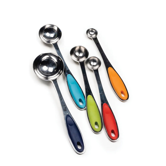 COLORFUL MEASURING SPOONS SET OF 5