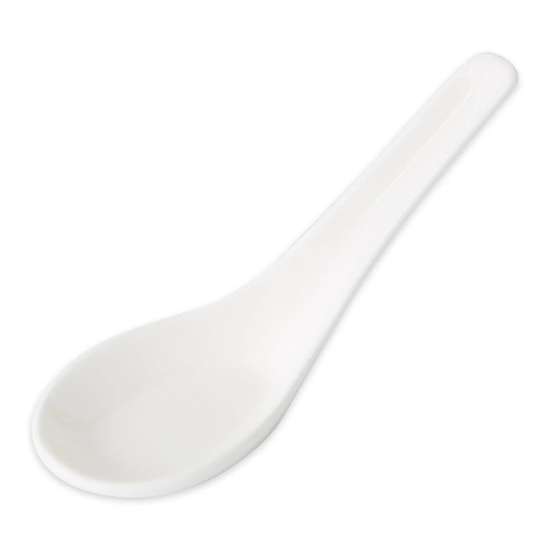 PORCELAIN SOUP SPOON