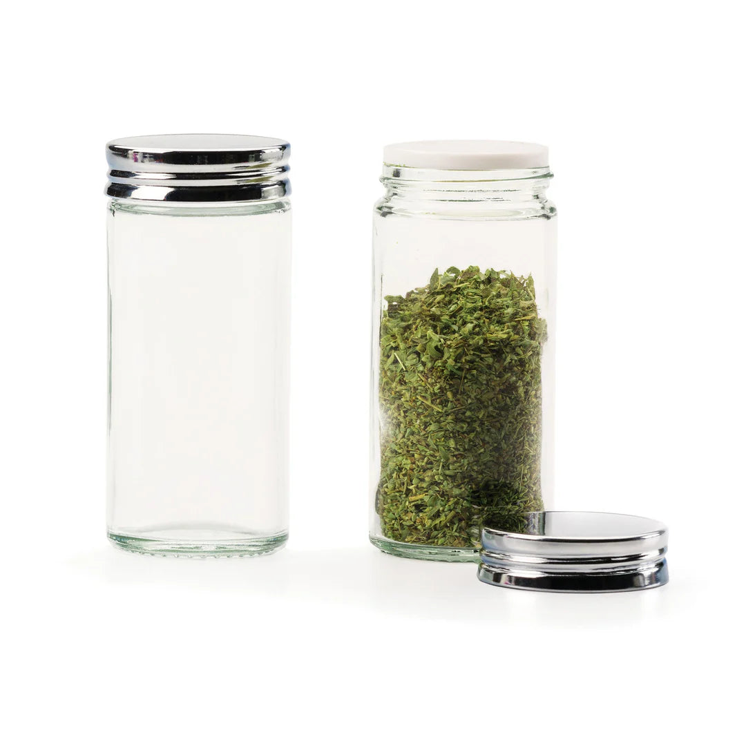 DISCONTINUED - FLAT TOP SPICE JAR 3 OZ