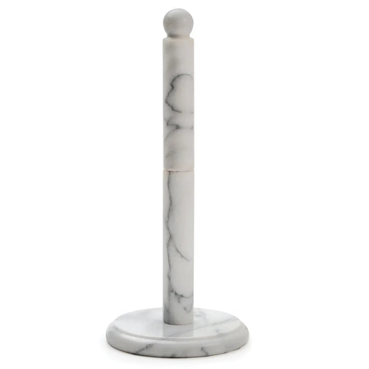 MARBLE PAPER TOWEL HOLDER WHT