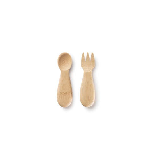 BAMBOO BABY FORK & SPOON SET