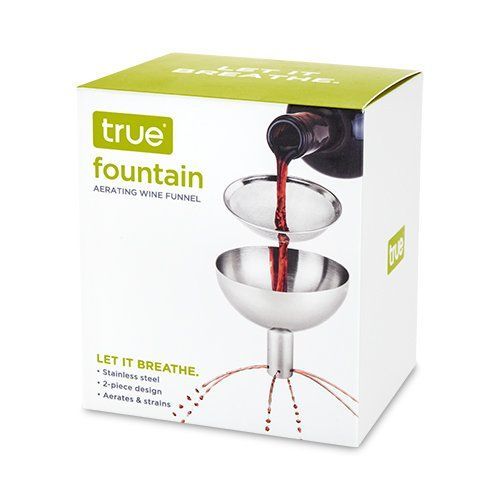 FOUNTAIN AERATING WINE FUNNEL