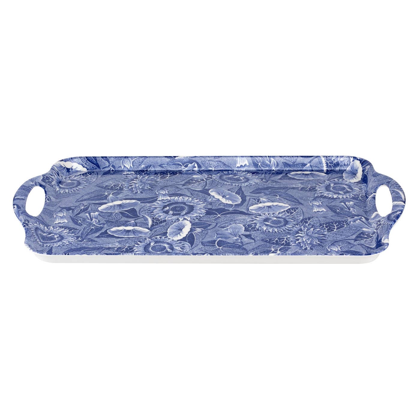 Pimpernel Blue Room Sunflower Large Melamine Handled Tray: Melamine / Blue Room