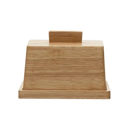 WOOD BUTTER DISH