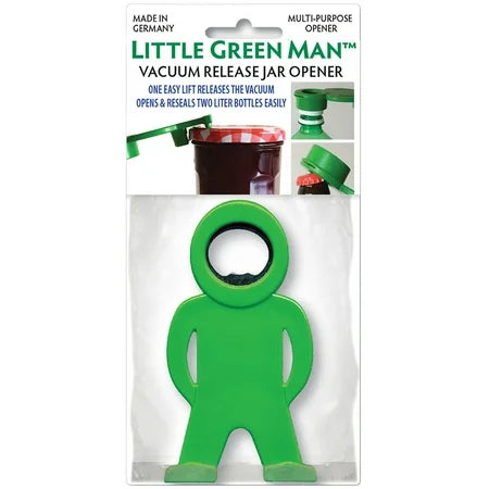 LITTLE GREEN MAN JAR/BOTTLE OPENER