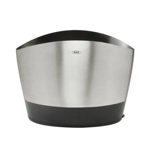 UTENSIL CROCK STAINLESS STEEL WIDE