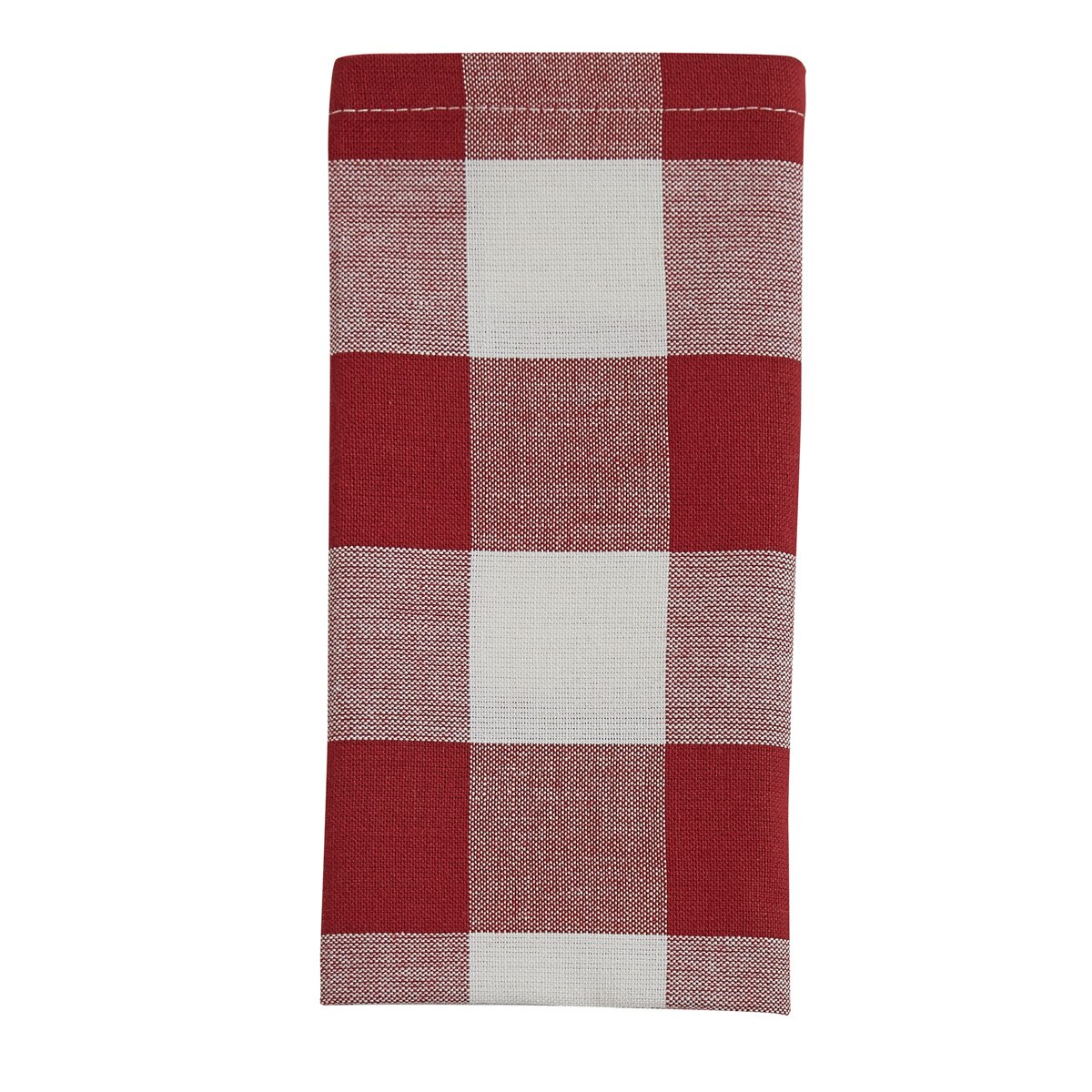 WICKLOW CHECK NAPKIN RED/CRM