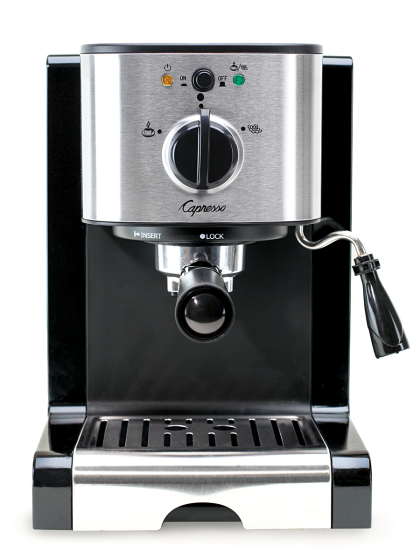 CAPRESSO PUMP ESPRESSO & CAPPUCCINO MACHINE BLK/SS