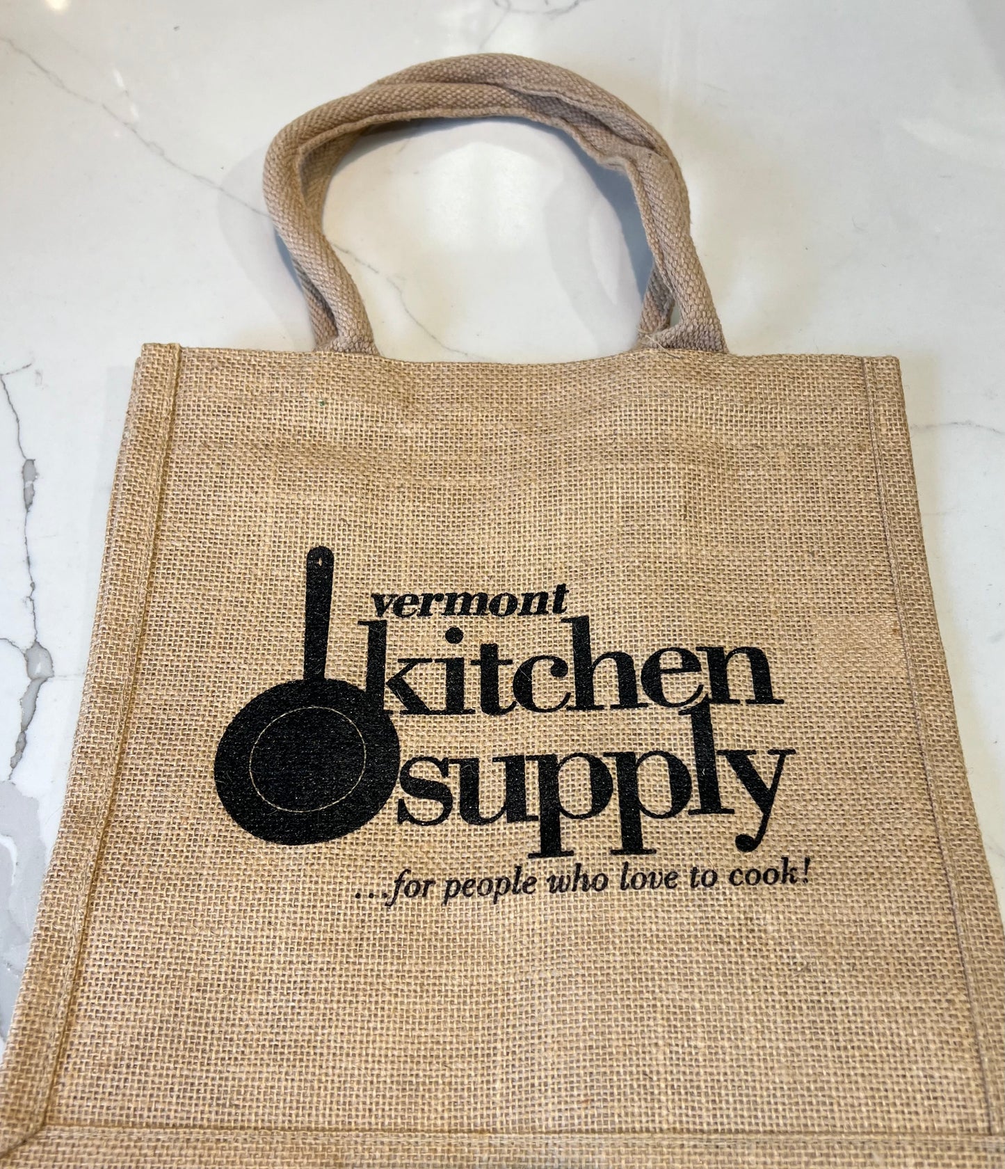 VERMONT KITCHEN SUPPLY JUTE TOTE