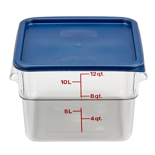 CAMBRO SQUARE 12 QT W/LID