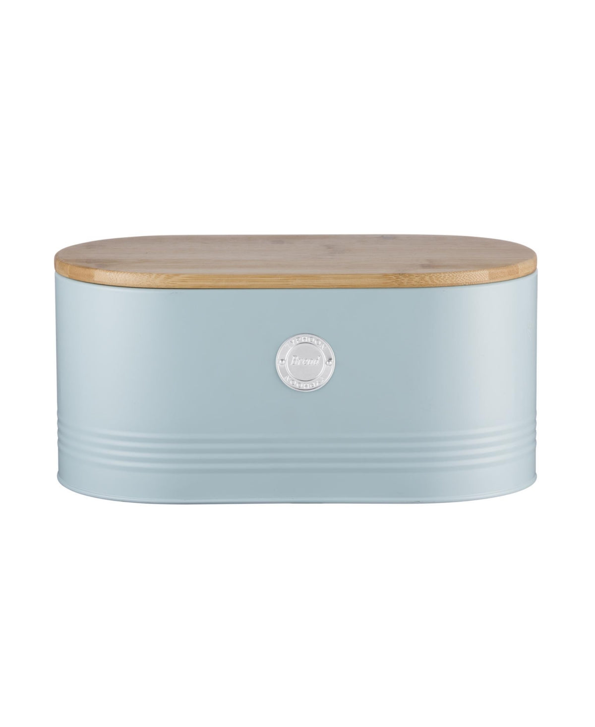 BREAD BIN BAMBOO LID BLUE