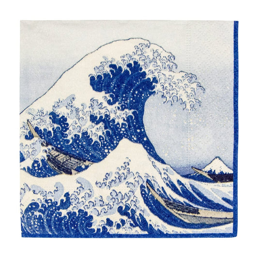 COCKTAIL NAPKIN THE GREAT BLUE WAVE