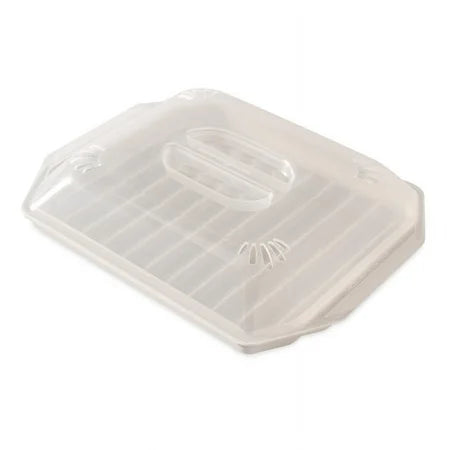 MICROWAVE BACON TRAY W/LID