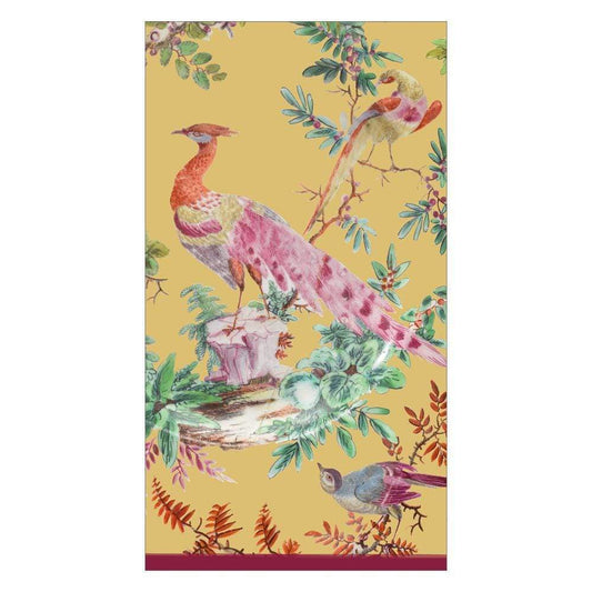 GUEST TOWELS CHELSEA BIRDS GOLD