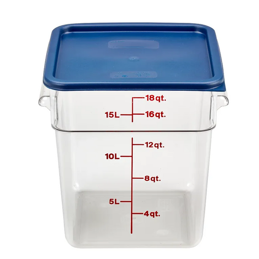 CAMBRO SQUARE 18 QT W/LID