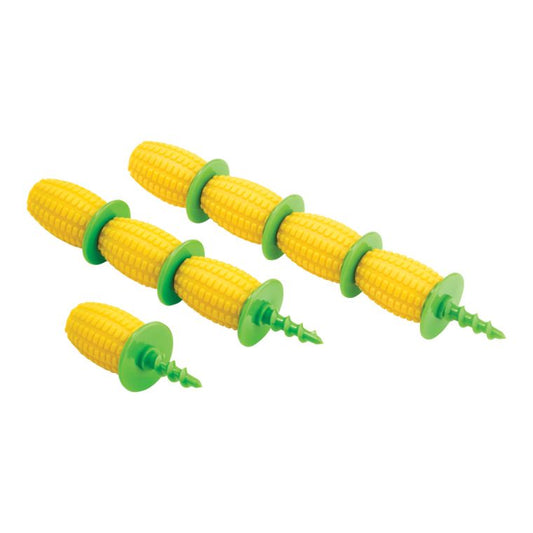 CORN HOLDERS SET YEL/GRN