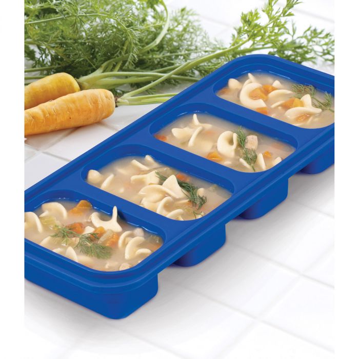 PREP & FREEZE TRAY 4 SECTION 6 OZ