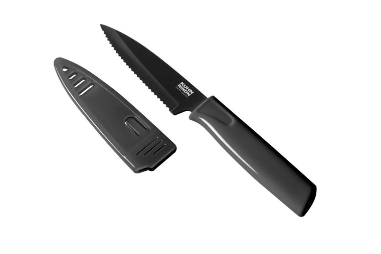 COLORI SERRATED PARING KNIFE GRY 4"