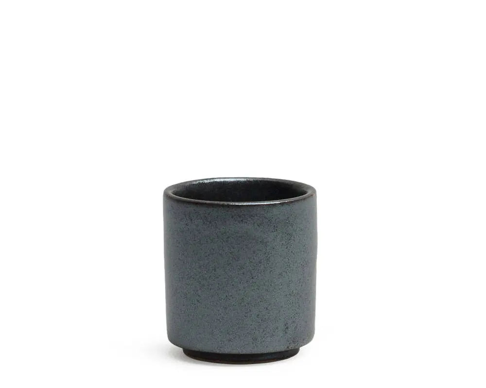 SAKE CUP 1.2OZ IRON GLAZE