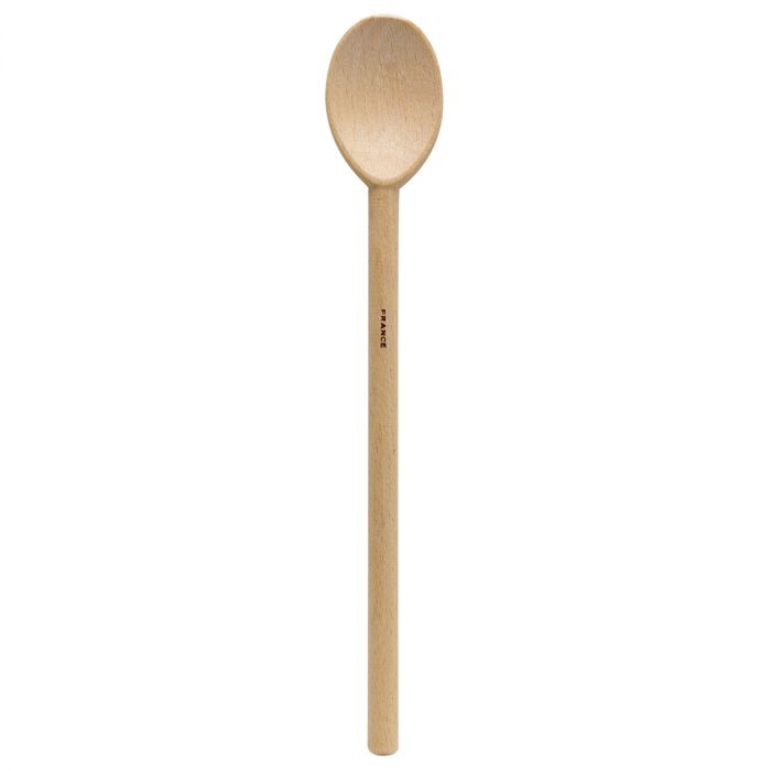 WOOD SPOON 12" BEECHWOOD