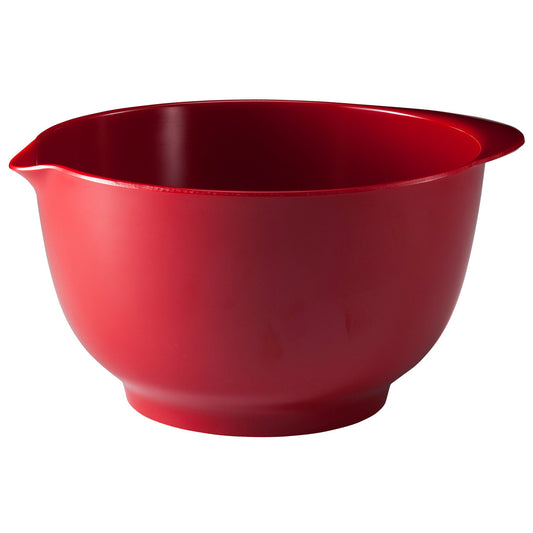 MELAMINE MIXING BOWL 3 QT RD