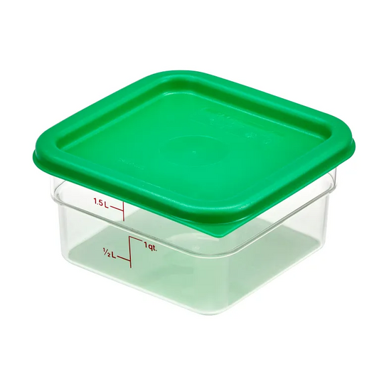 CAMBRO SQUARE 2 QT W/LID