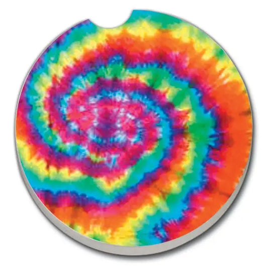 ABSORBENT CAR COASTER TIE DYE