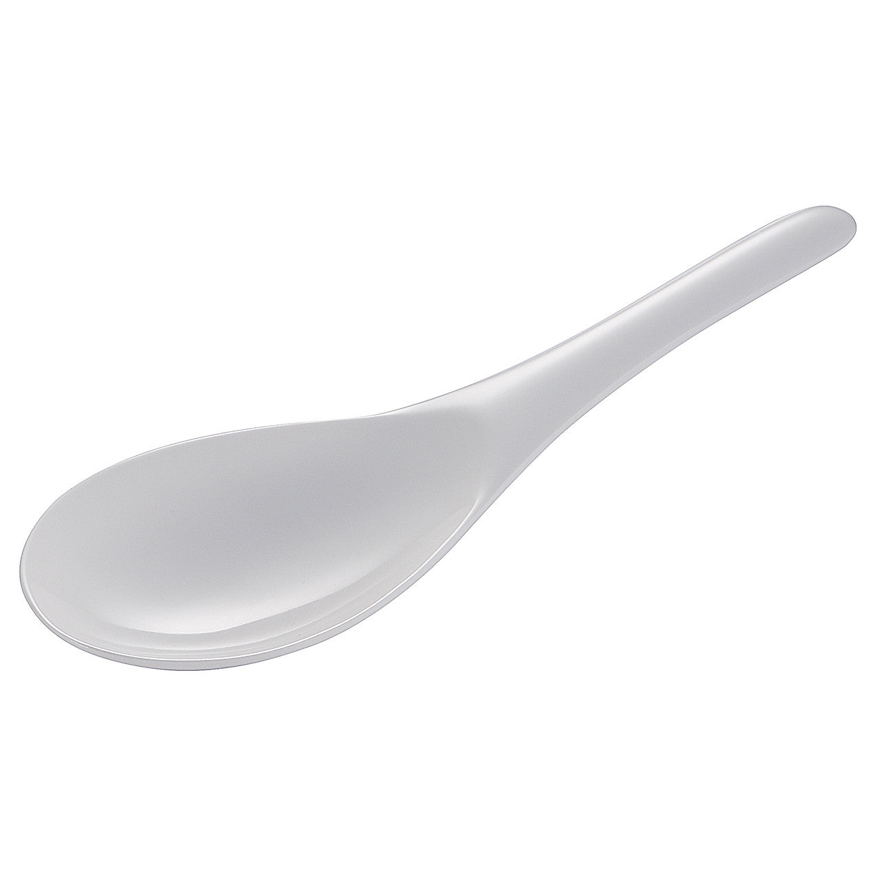 MELAMINE RICE SPOON 8.25" WHT