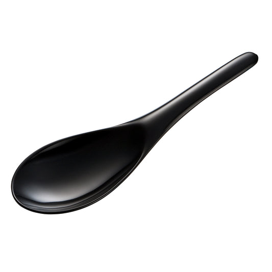 MELAMINE RICE SPOON 8.75" BLK