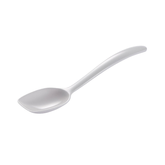 MELAMINE MINI SPOON 7.5" WHT