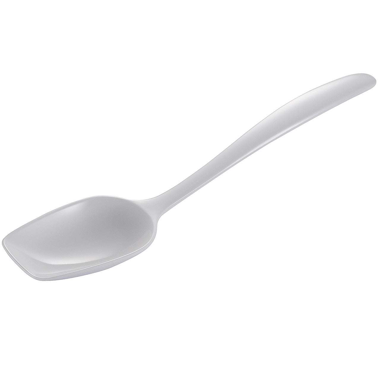 MELAMINE SPOON 10" WHT