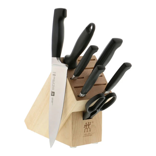 ZWILLING FOUR STAR ANNIVERSARY KNIFE BLOCK SET 8 PC