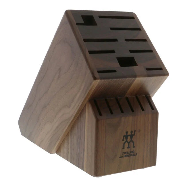 HENCKELS 16 SLOT KNIFE BLOCK WALNUT