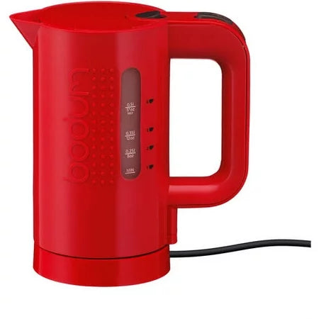 BODUM ELECTRIC KETTLE 17 OZ RED