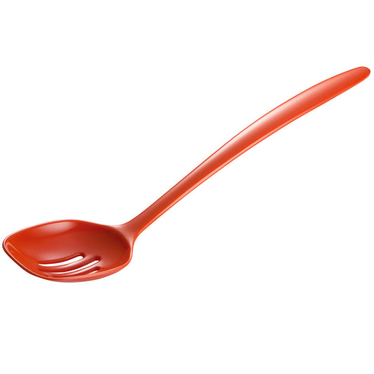 MELAMINE SLOTTED SPOON 12" ORG