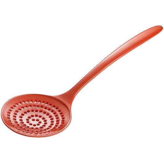 MELAMINE SKIMMER SPOON 12.5" ORG