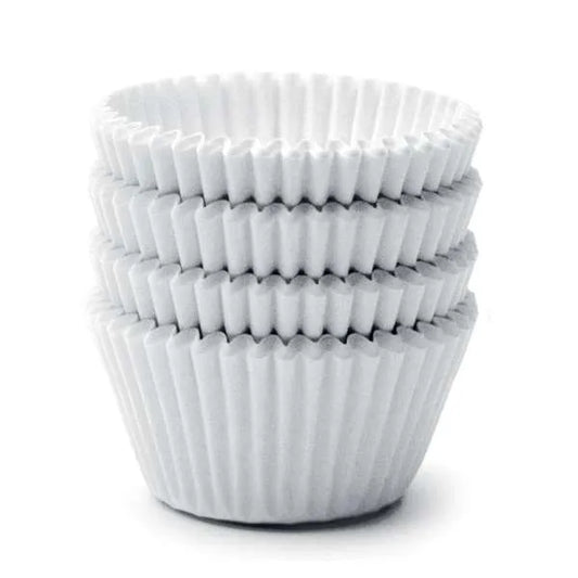 MINI WHITE BAKING CUPS