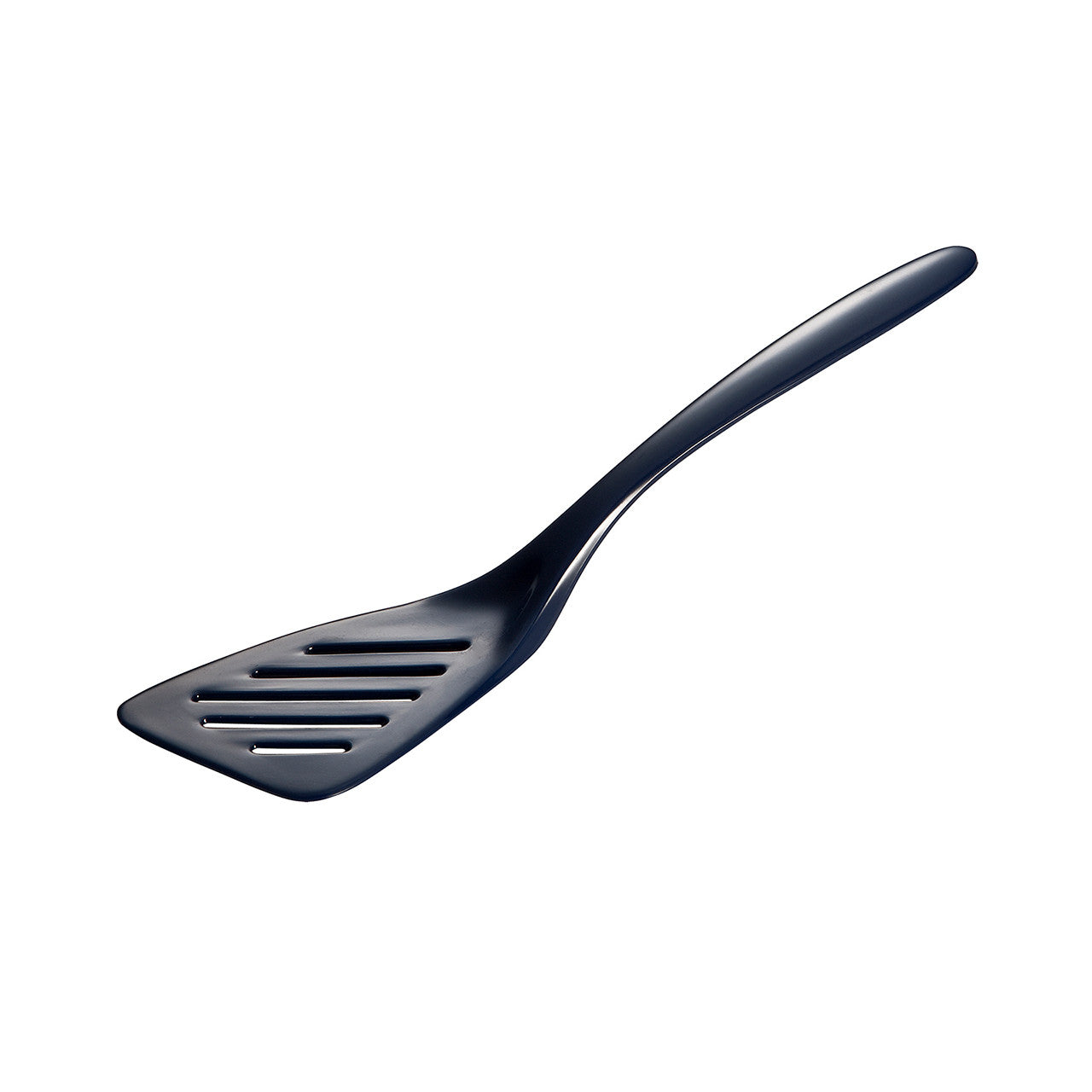 MELAMINE MINI SLOTTED TURNER 7.5" BLU