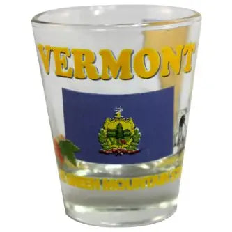 VERMONT STATE SHOT GLASS