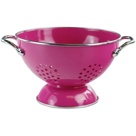 ENAMELED CALYPSO COLANDER 1.5 QT MAGENTA