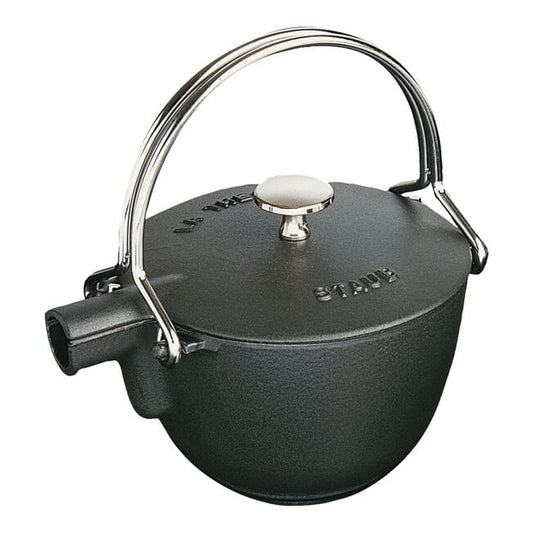 STAUB TEA POT 1 QT BLK