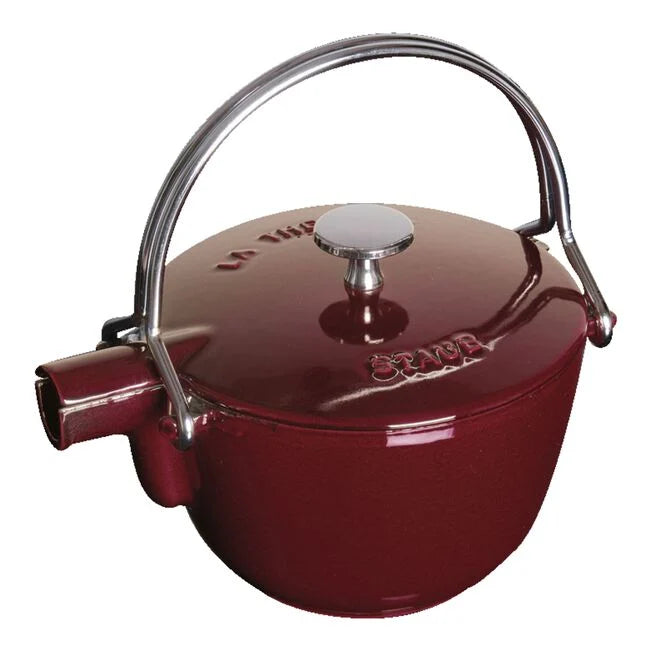 STAUB TEAPOT 1 QT GRENADINE