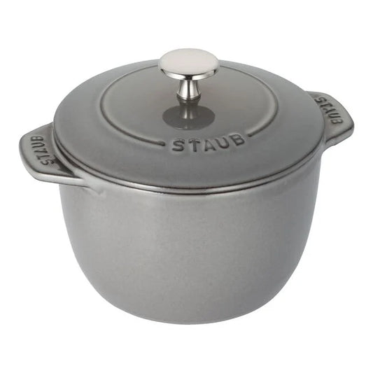 STAUB PETITE FRENCH OVEN 1.5 QT GRAPHITE