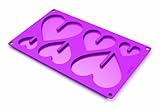 3D SILICONE HEART CHOCOLATE MOLD