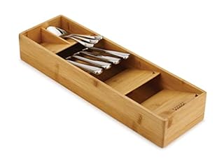 BAMBOO COMPACT CUTLERY ORGANIZER